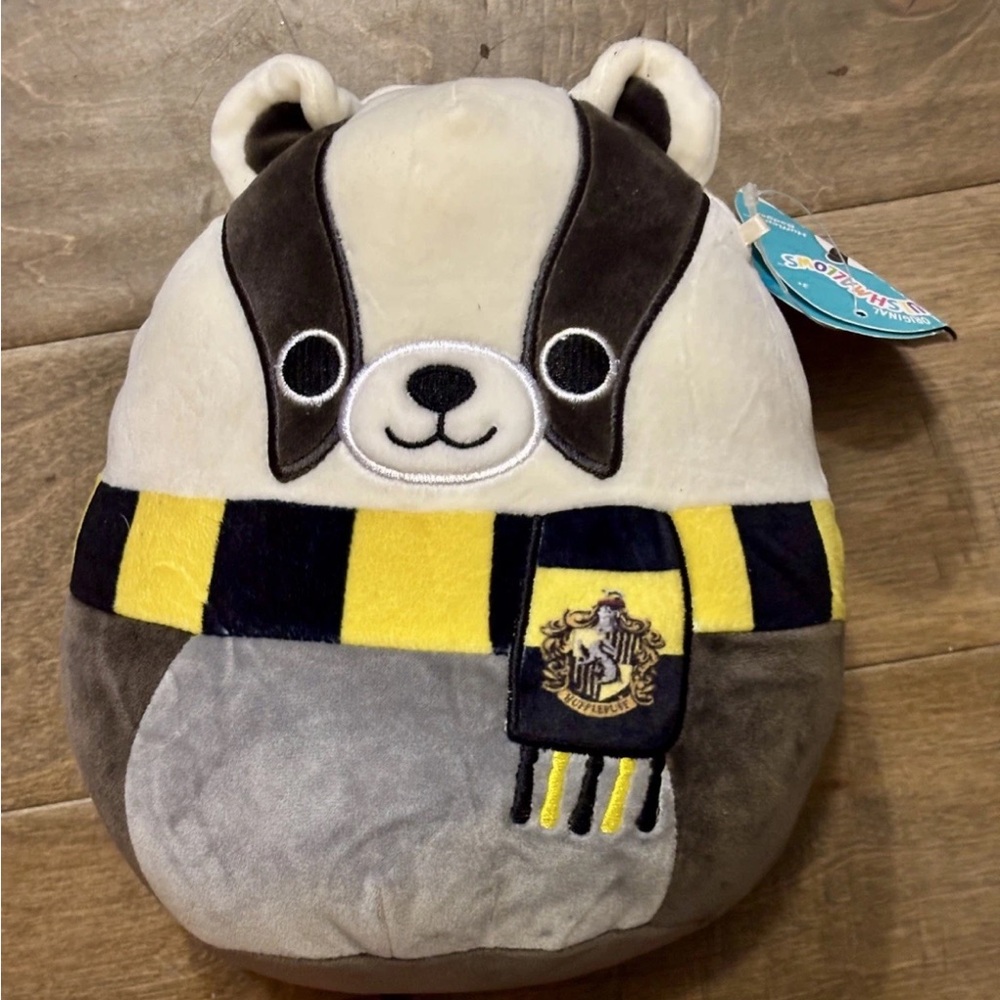 Squishmallows Harry Potter Hufflepuff House Badger 10" Plush